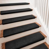 Tapete PURE ERA Carpet Stair Treads 24x76 cm Ultra Plush Black