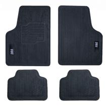 Tapete PVC Antiderrapante 4 Peças Bordado Uno Vivace/Way/Economy Tipo Stilo Punto 147 Brava Marea