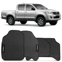 Tapete PVC Hilux CD 2013/2015 Nome Bordado 04 Peças