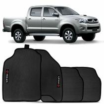 Tapete PVC Hilux CD Ate 2012 Nome Bordado 04 Peças Tapete PVC Hilux CD Ate 2012 Nome Bordado 04 Peças