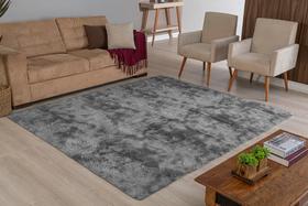 Tapete Quadrado 2,00 x 1,50 Peludo Felpudo Sala Quarto Shaggy
