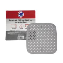 Tapete quadrado de silicone protetor air fryer 18,5cm - ad
