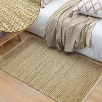 Tapete Quarto Beira Cama Juta 100% Natural Luxo Jtsm 60x90 Tapete Quarto Beira Cama Juta 100% Natural Luxo Jtsm 60x90