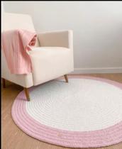 Tapete quarto do bebe croche menina 1m