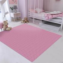 Tapete Quarto Infantil 1,00 X 1,40 Antiderrapante Pink