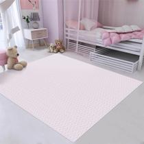 Tapete Quarto Infantil Antiderrapante 1,00X1,40 Rosa