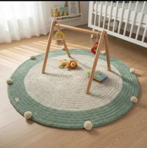 Tapete quarto infantil Safari floresta selva verde 1m Tapete quarto infantil Safari floresta selva verde 1m