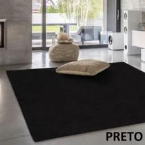 Tapete Rabbit Veludo 1,00 x 1,40 Toque Pele de Coelho Quarto e Sala