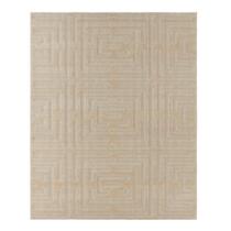 Tapete Realce Eden 3D Alto Relevo 200X300 2X3 M Creme Marfim