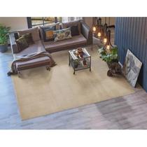 Tapete Realce Liso 12Mm Alto Relevo 200X250 Cm Creme Marfim