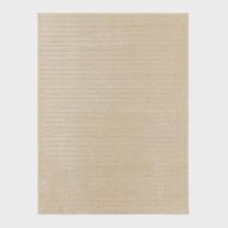 Tapete Realce Listrado Alto Relevo 200X300 2X3 Creme Marfim