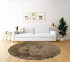 Tapete redondo 1,50x1,50 pelo curto macio 100% antiderrapante sala quarto hotel apolo pratatextil (capuccino-1) Tapete redondo 1,50x1,50 pelo curto macio 100% antiderrapante sala quarto hotel apolo pratatextil (capuccino-1)