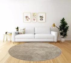 Tapete redondo 1,50x1,50 pelo curto macio 100% antiderrapante sala quarto hotel apolo pratatextil Tapete redondo 1,50x1,50 pelo curto macio 100% antiderrapante sala quarto hotel apolo pratatextil