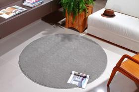 Tapete Redondo 2,00 X 2,00 Classic Sala Quarto 100% Antiderrapante Toque Macio Oasis