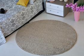 Tapete redondo 2,00 x 2,00 classic toque macio lavavel sala quarto hotel 100% antiderrpante