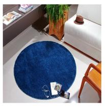 Tapete Redondo Antiderrapante 1,50 Classic OAS Azul Jeans Tapete Redondo Antiderrapante 1,50 Classic OAS Azul Jeans