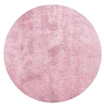 Tapete Redondo Antiderrapante Macio Apolo Felpudo Pelo Baixo Liso 1,5m - Rosa Tapete Redondo Antiderrapante Macio Apolo Felpudo Pelo Baixo Liso 1,5m - Rosa