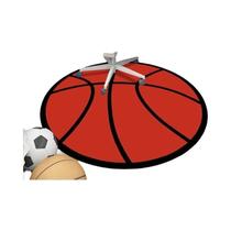 Tapete Redondo Com Padrão Esportivo Antiderrapante Para Quarto E Sala De Estar Futebol Basquete