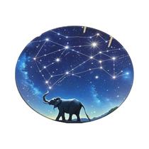 Tapete Redondo Com Tema De Galáxia Cósmica, Macio, Antiderrapante E Durável Para Entusiastas Da