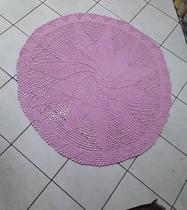 Tapete redondo crochê