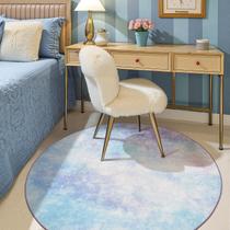 Tapete redondo jinchan Celestial Blue Dreamy Abstract 150cm