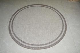 Tapete redondo Natural Look Moldura A 200 cm