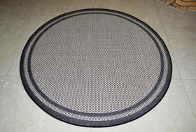 Tapete redondo Natural Look Moldura B 200 cm