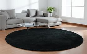 Tapete redondo Oásis 1,50m poliéster antiderrapante para sala e quarto Tapete redondo Oásis 1,50m poliéster antiderrapante para sala e quarto
