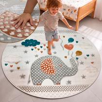 Tapete Redondo Quarto Infantil Turco Alto Padrão Ed Mxon 200