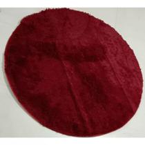 Tapete Redondo Quarto Sala e Escritorio 2 Metros Felpudo