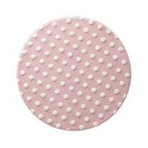 Tapete Redondo Rosa Infantil 1 Metro Feminina Quarto Bebe Menina Jolitex Junior Baby