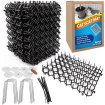 Tapete repelente de gatos Ley's Cat Scat Mat com pontas, 24 pacotes/conjunto Tapete repelente de gatos Ley's Cat Scat Mat com pontas, 24 pacotes/conjunto