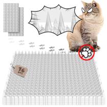 Tapete repelente de gatos ohlela Upgrade Scat Mat, pacote com 16, 23 pés quadrados