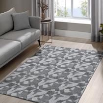 Tapete Retangular 1,40 x 2,00 Jacquard Decor Tapecol Antiderrapante Bella Janela - Sala Quarto