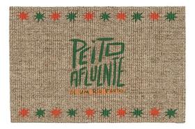 Tapete Retangular Bege 40x60 Cm Peito Afluente