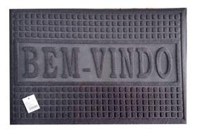 Tapete retangular bem vindo 48x58cm jt229