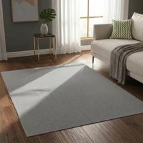 Tapete Retangular Jolitex Cristal Sala Quarto 2,00m x 2,40m Cor Cinza Médio
