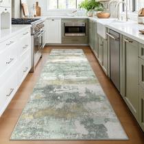 Tapete Runner BEIMO para cozinha de corredor 80x240cm verde claro Tapete Runner BEIMO para cozinha de corredor 80x240cm verde claro