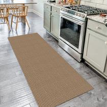 Tapete Runner IOHOUZE, lavável, 60x210 cm, antiderrapante, com suporte de borracha