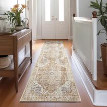 Tapete Runner Jinchan 61x213cm vintage antiderrapante lavável Tapete Runner Jinchan 61x213cm vintage antiderrapante lavável
