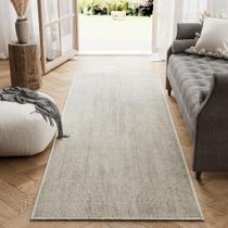Tapete Runner Jinchan, corredor lavável moderno, 60x150cm, cinza Tapete Runner Jinchan, corredor lavável moderno, 60x150cm, cinza
