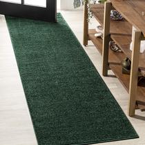 Tapete Runner JONATHAN Y Haze Solid Low-Pile 60x240cm Emerald