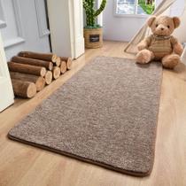 Tapete Runner Keeko Soft 2x4 Small Brown Memory Foam