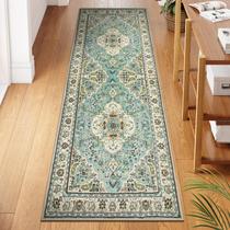 Tapete Runner Lahome Floral Medallion 60x180cm Sky/Baby Blue Tapete Runner Lahome Floral Medallion 60x180cm Sky/Baby Blue