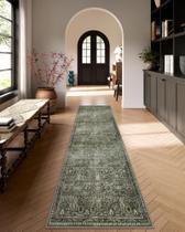 Tapete Runner Lahome Vintage Sage Green 60x360cm antiderrapante Tapete Runner Lahome Vintage Sage Green 60x360cm antiderrapante