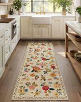 Tapete Runner palohom, lavável, antiderrapante, 80x240cm, resistente a manchas