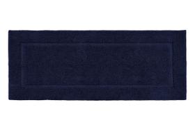 Tapete Runner para banheiro LANE LINEN 60 x 150 cm em jeans absorvente