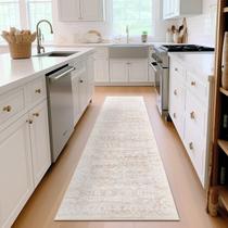 Tapete Runner, quase lavável, vintage, 75x240cm, bege Tapete Runner, quase lavável, vintage, 75x240cm, bege