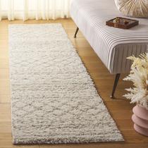 Tapete Runner SAFAVIEH Arizona Shag Collection Marfim e Bege Tapete Runner SAFAVIEH Arizona Shag Collection Marfim e Bege