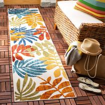 Tapete Runner SAFAVIEH Cabana CBN814A 0,6 m x 3,7 m Creme e Vermelho Tapete Runner SAFAVIEH Cabana CBN814A 0,6 m x 3,7 m Creme e Vermelho